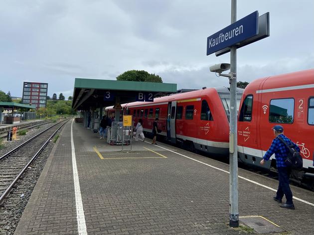 Andere Wegführung am Bahnhof Kaufbeuren ab Dienstag – Überführung kommt ...