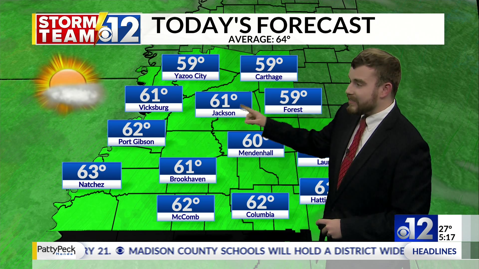 5 AM weather update