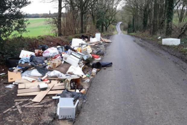 Fly-tipper jailed after huge Hertfordshire waste dump