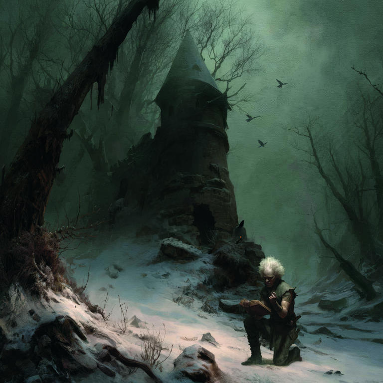 My proven technique for drawing dark and mysterious fantasy scenes in ...