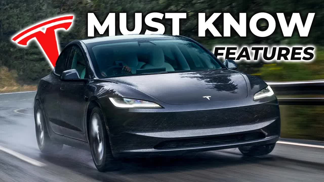 Top 30 Tesla Model 3 & Y features you need to know!