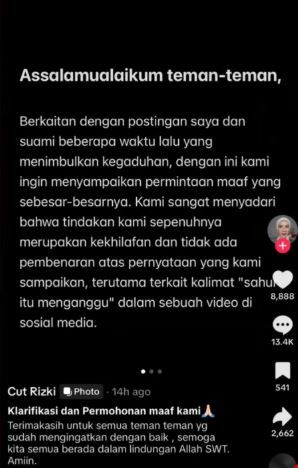 Profil Cut Rizki, Selebgram yang Viral Sebut Sahur Ganggu Jam Tidur ...