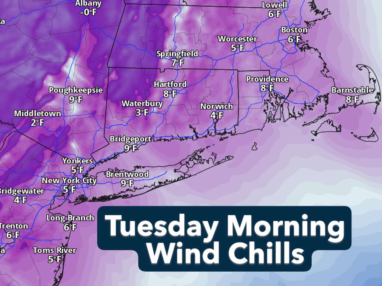 After the storm, Tuesday brings bitter cold temps to Connecticut, with ...