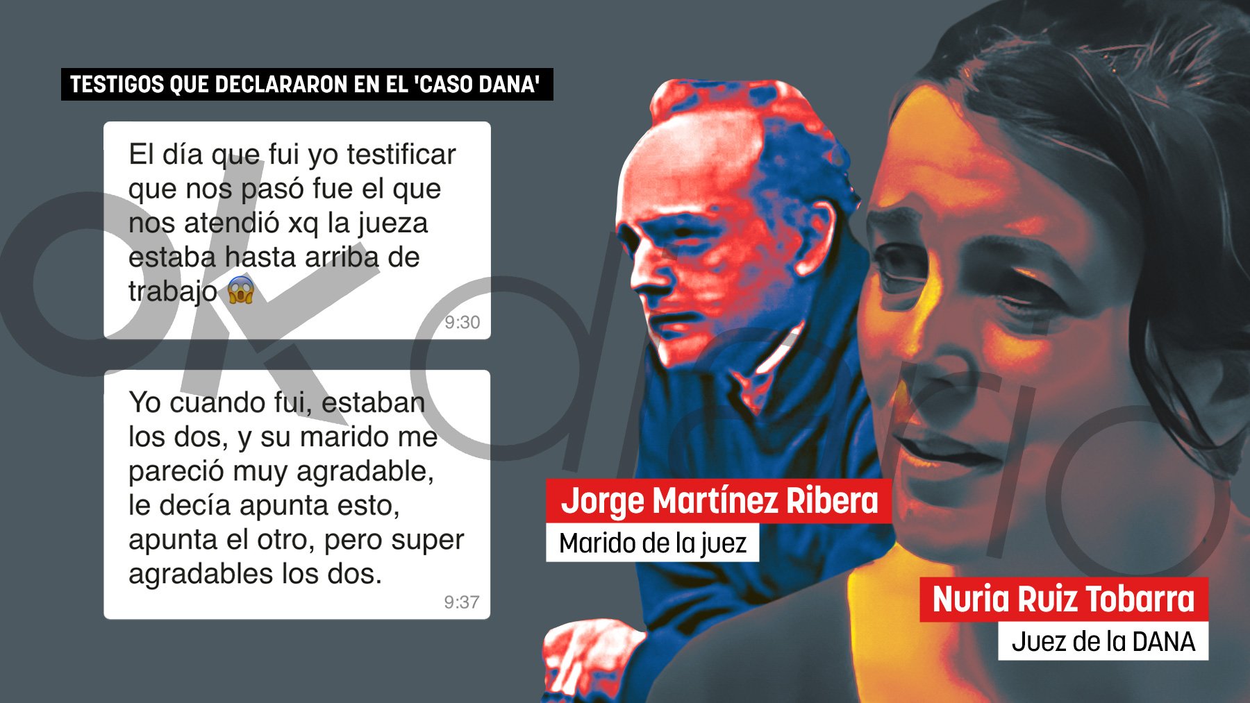 Las víctimas de la DANA confiesan por escrito que el marido de la juez ...