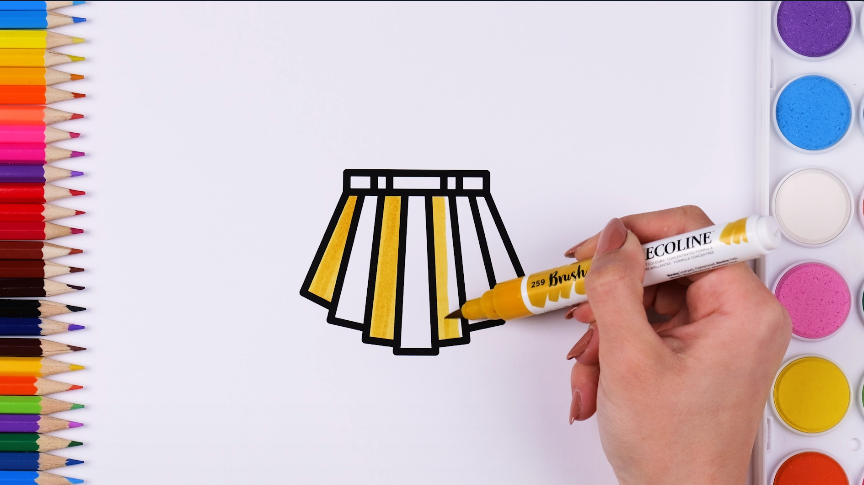 Clothes coloring in | Learn Colors with us