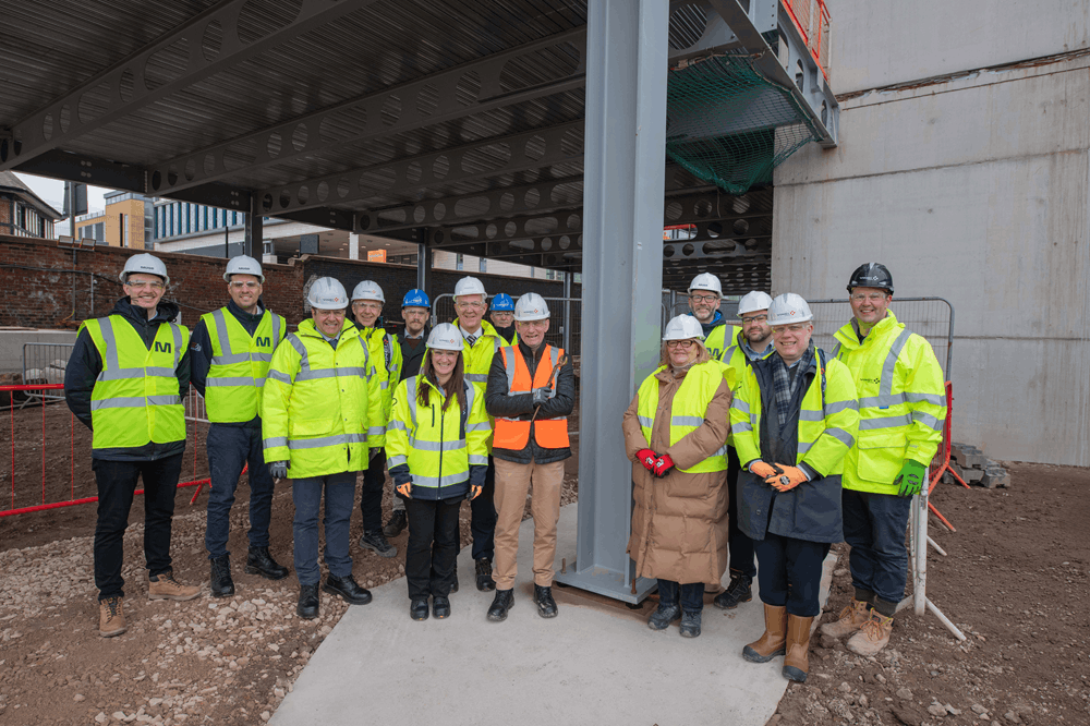 Steel signing marks major milestone for £45m Ministry of Defence hub in ...