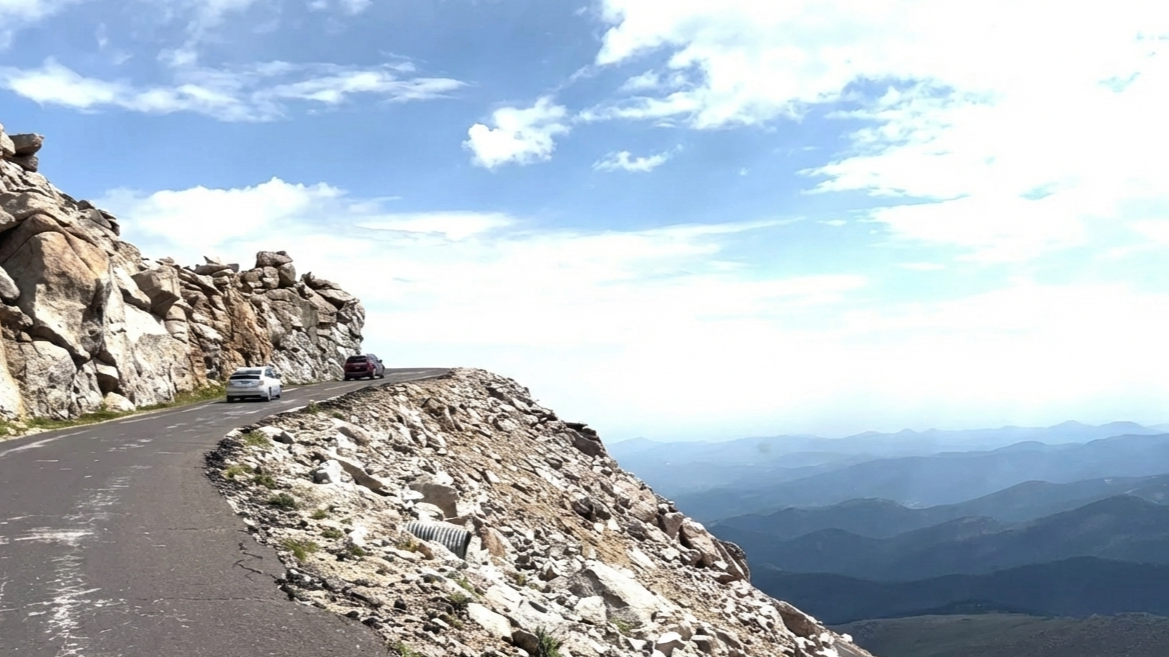 14,130 feet - the highest paved road in North America