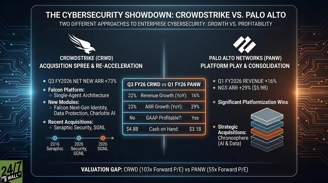 Cybersecurity showdown: CrowdStrike’s acquisition spree vs Palo Alto’s ...