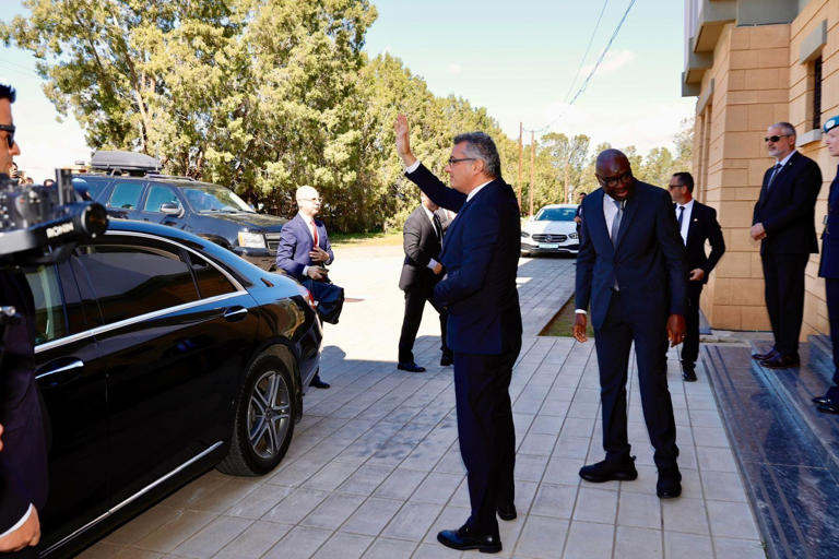 KKTC Cumhurbaşkanı Erhürman, GKRY lideri Hristodulidis ile bir araya geldi