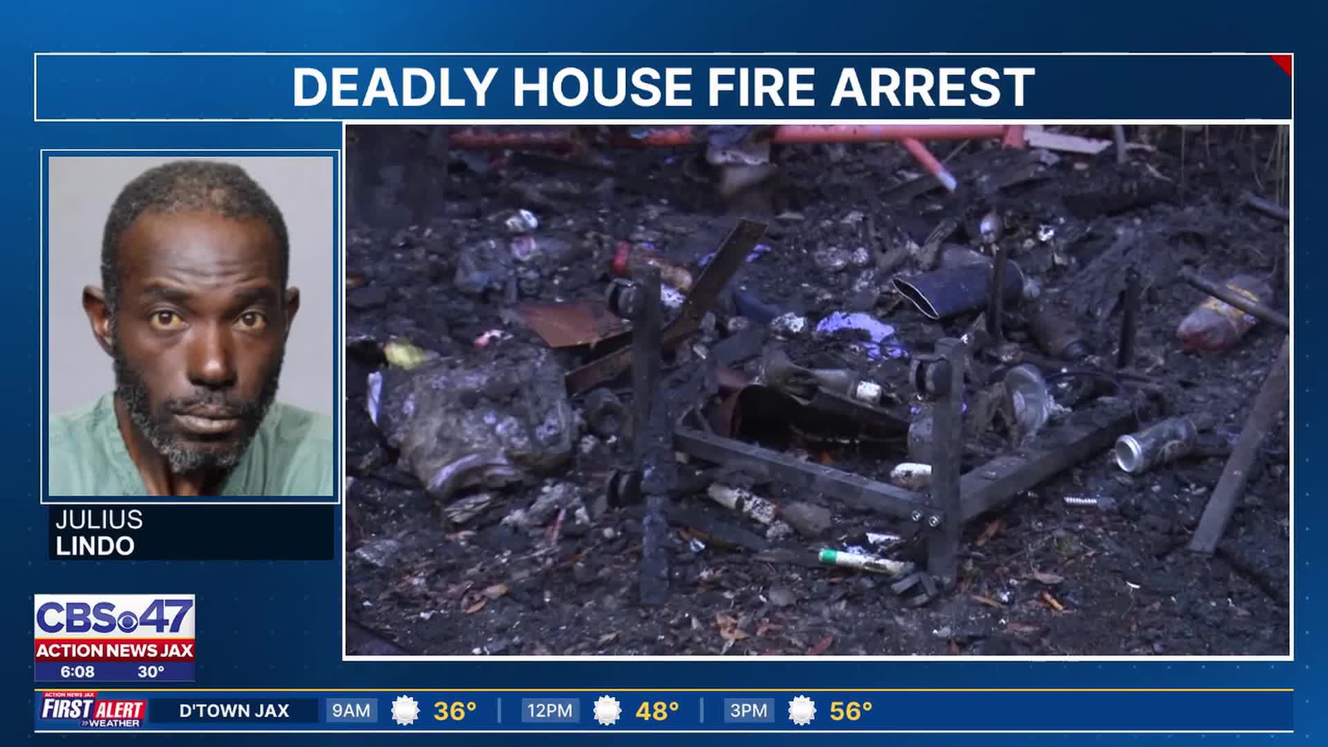 Jacksonville police arrest man in deadly Springfield house fire saying ...