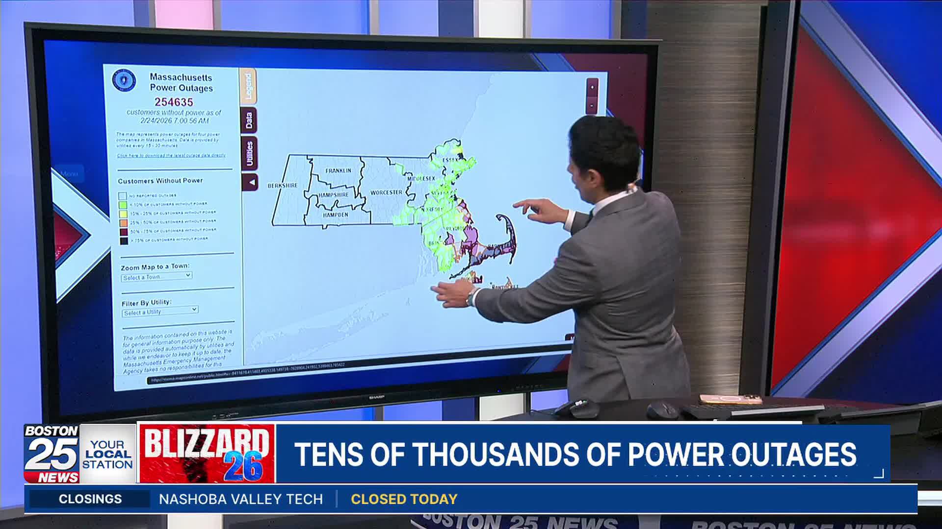 Hundreds of thousands remain without power after powerful nor’easter ...