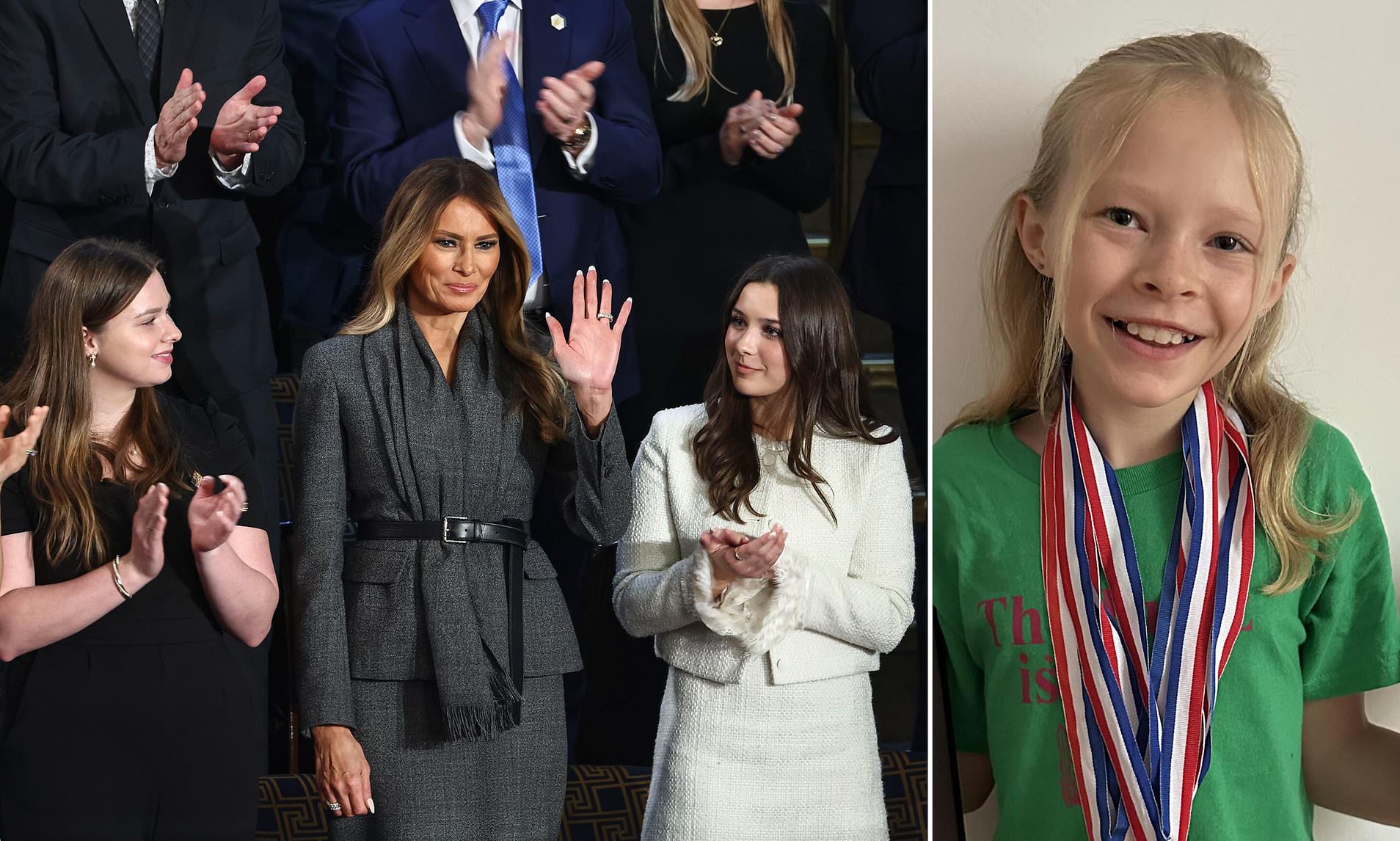 Melania Trump unveils her young State of the Union guests in a tender ...