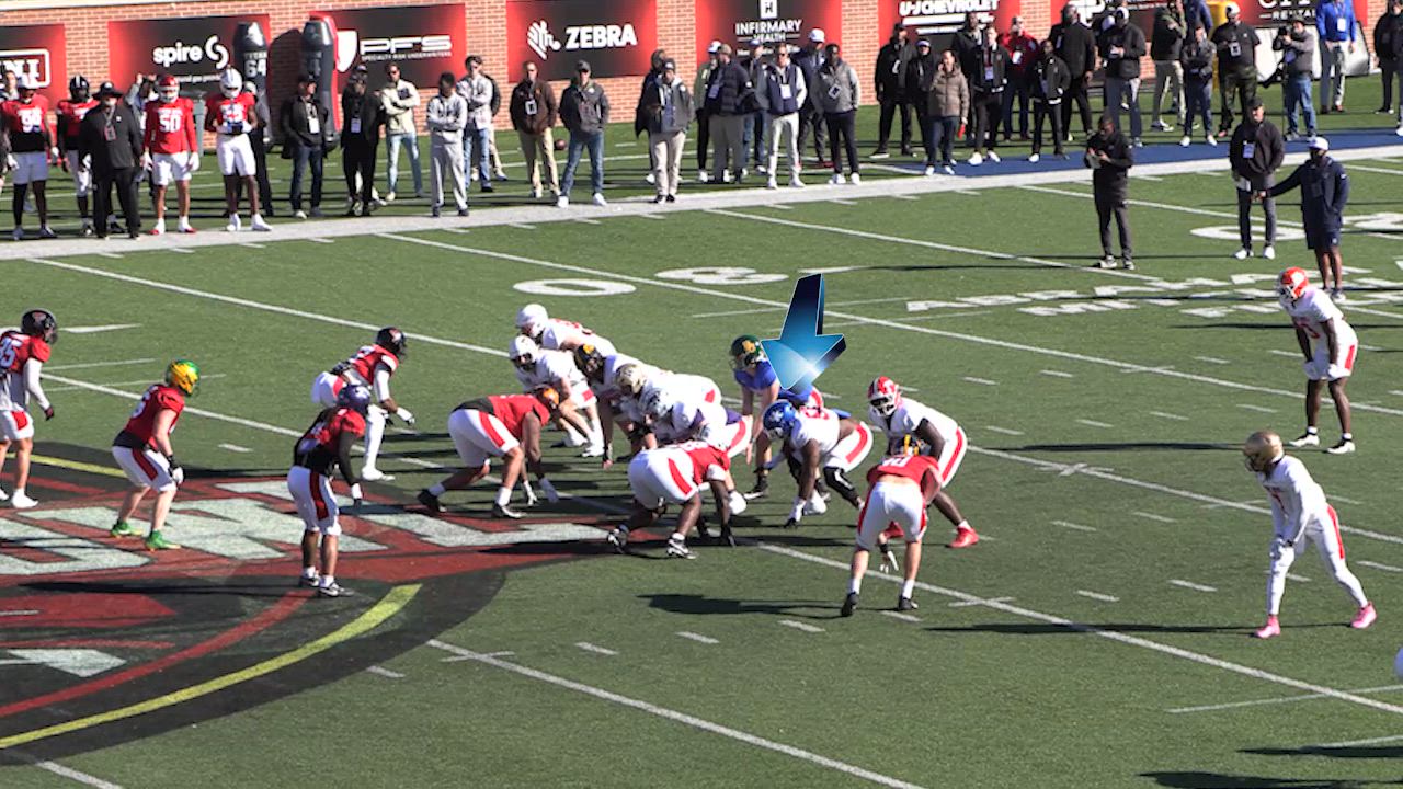 Jalen Farmer highlights - OL Kentucky Wildcats - 2026 Panini Senior Bowl