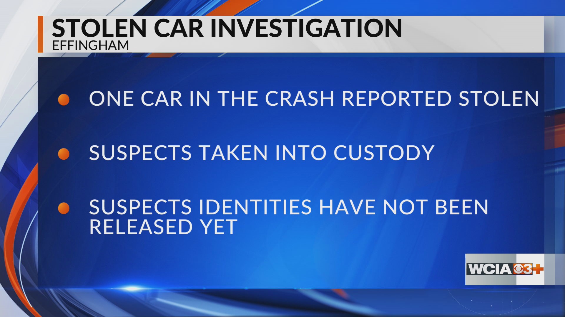 Suspects arrested after traffic crash, fleeing from police in Effingham