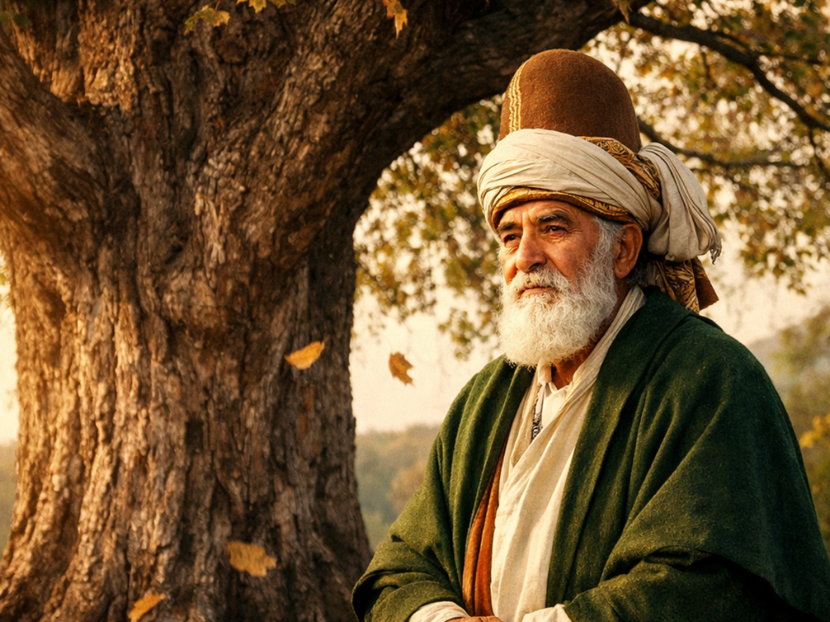 Quote of the day by Rumi: 'Be like a tree and let the dead leaves drop ...