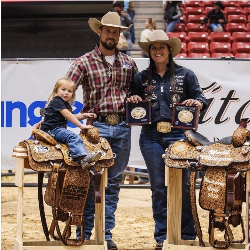 Rodeo star Kelsie Domer's 3-year-old dies in 'freak' horse accident