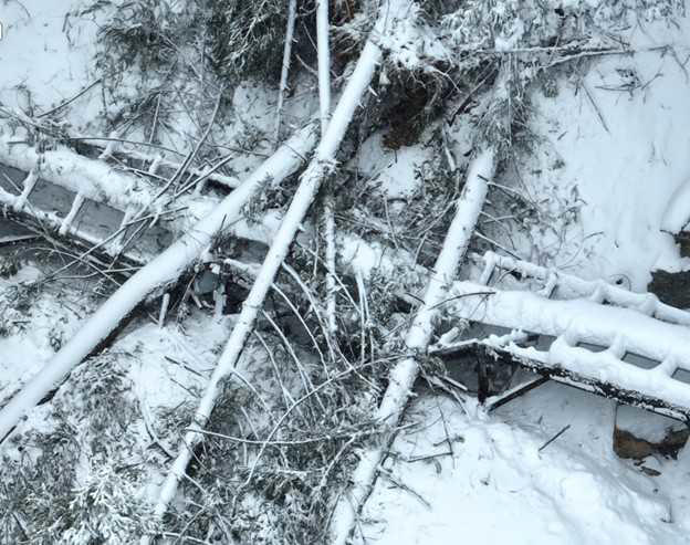 Winter storm breaks canal flumes, halting flow of drinking water for ...