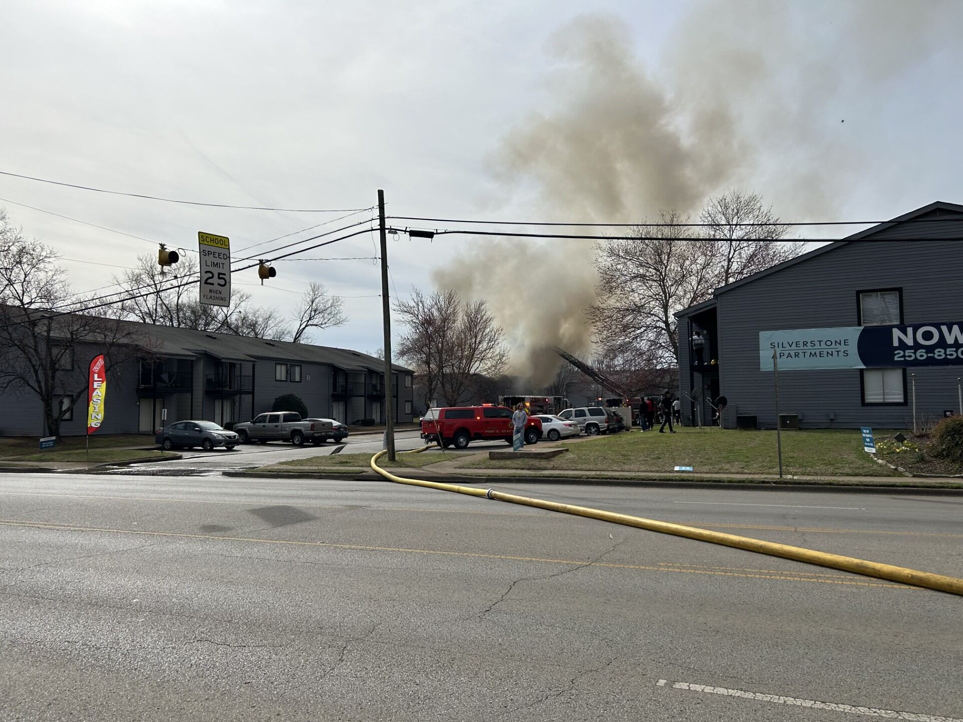 Huntsville apartment fire displaces two dozen people