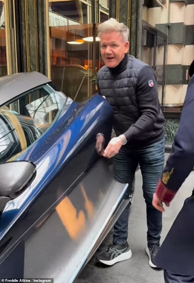 Gordon Ramsay shows off new £1m Aston Martin Valhalla yet awkwardly ...