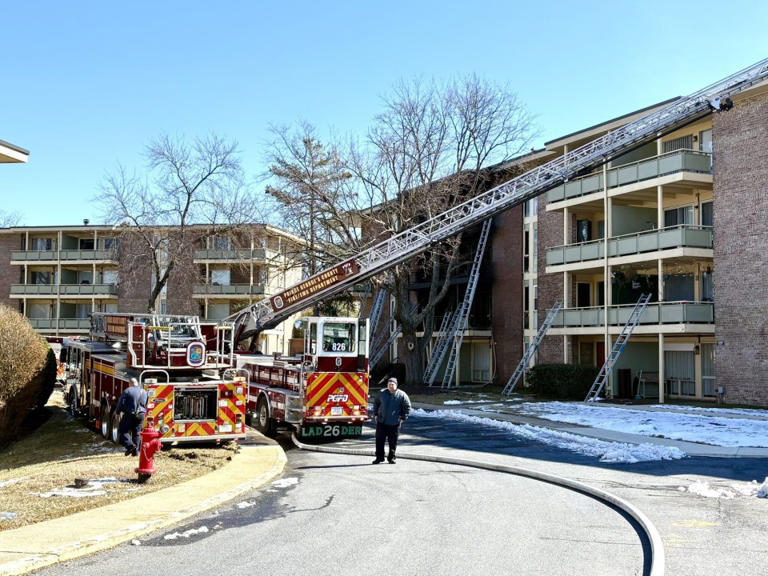 1 hospitalized after fire at Prince George’s County condominium complex
