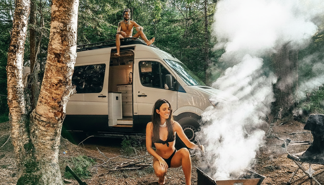 This couple learned hard lessons rebuilding van life