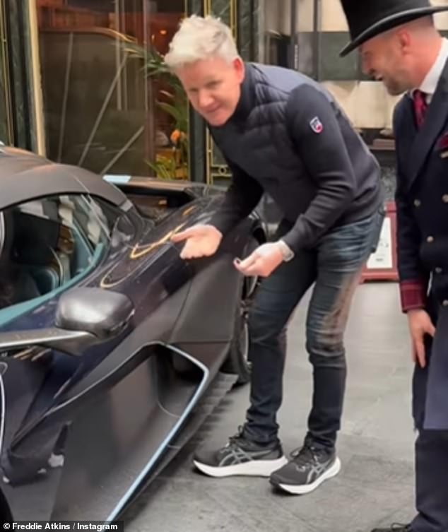 Gordon Ramsay shows off new £1m Aston Martin Valhalla yet awkwardly ...