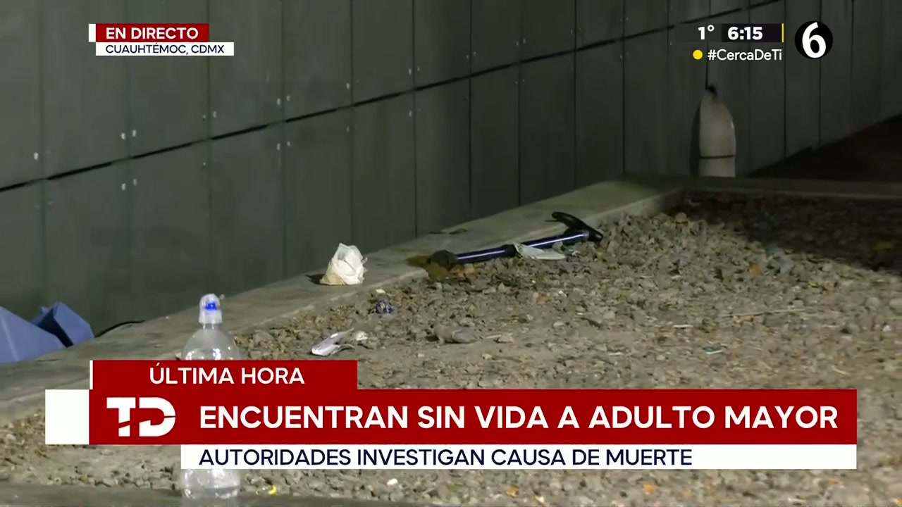 Localizan a un hombre sin vida en la colonia Centro de la Ciudad de México