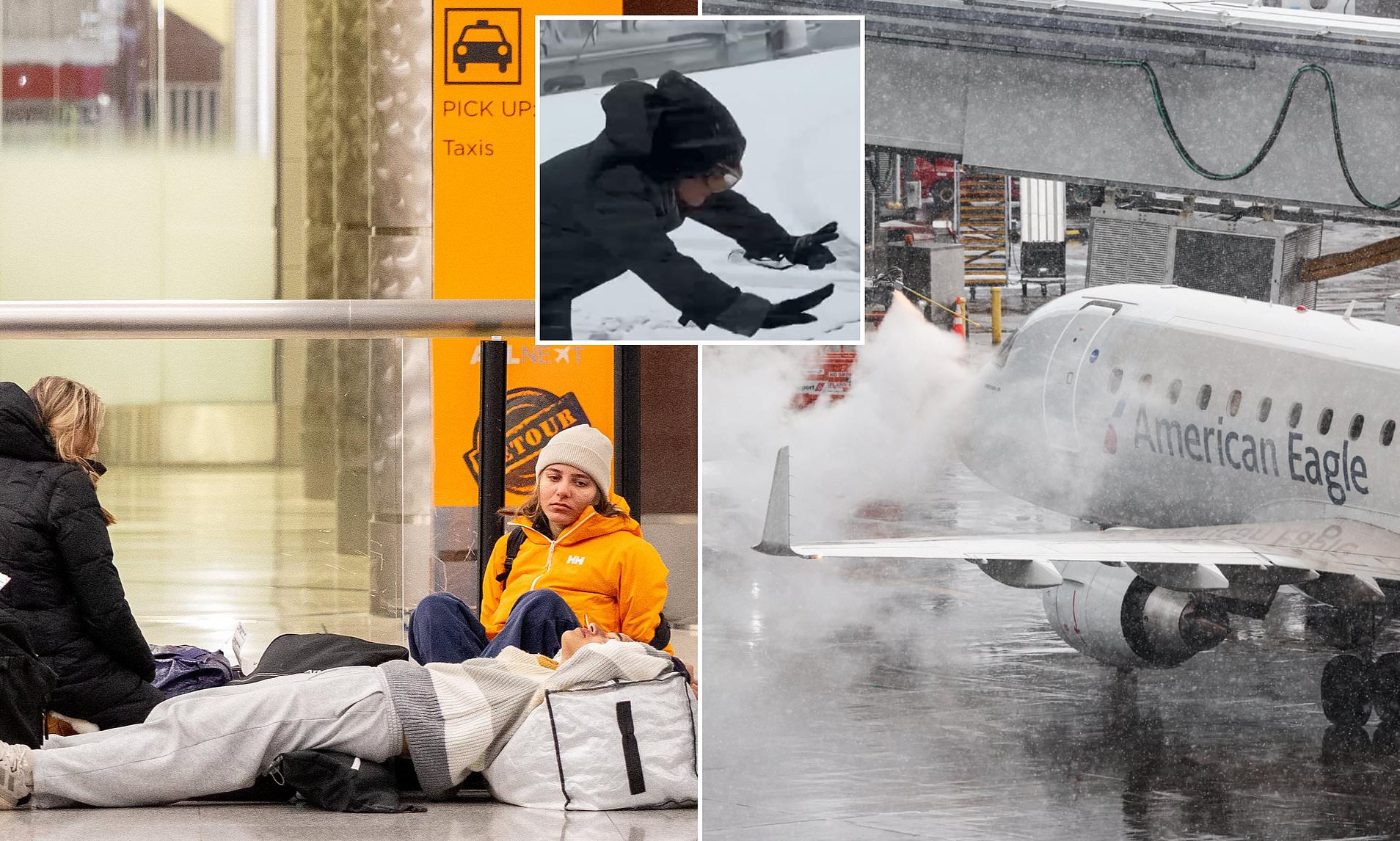 Blizzard brings travel hell to the US as 10,000 flights grind to a halt ...