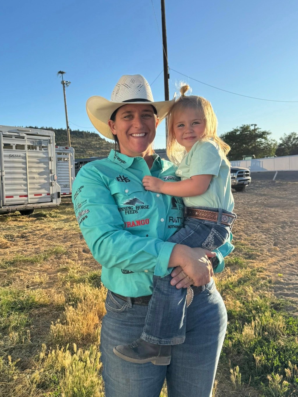 Rodeo star’s 3-year-old daughter dies in front of her in freak horse ...