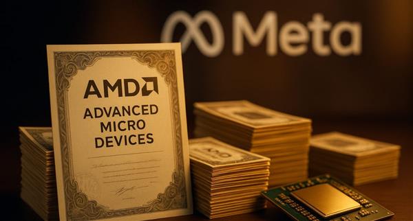 AMD stock jumps as Meta strikes multiyear AI chip deal