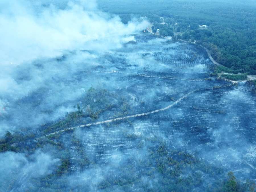 Which Mississippi counties are under burn bans?