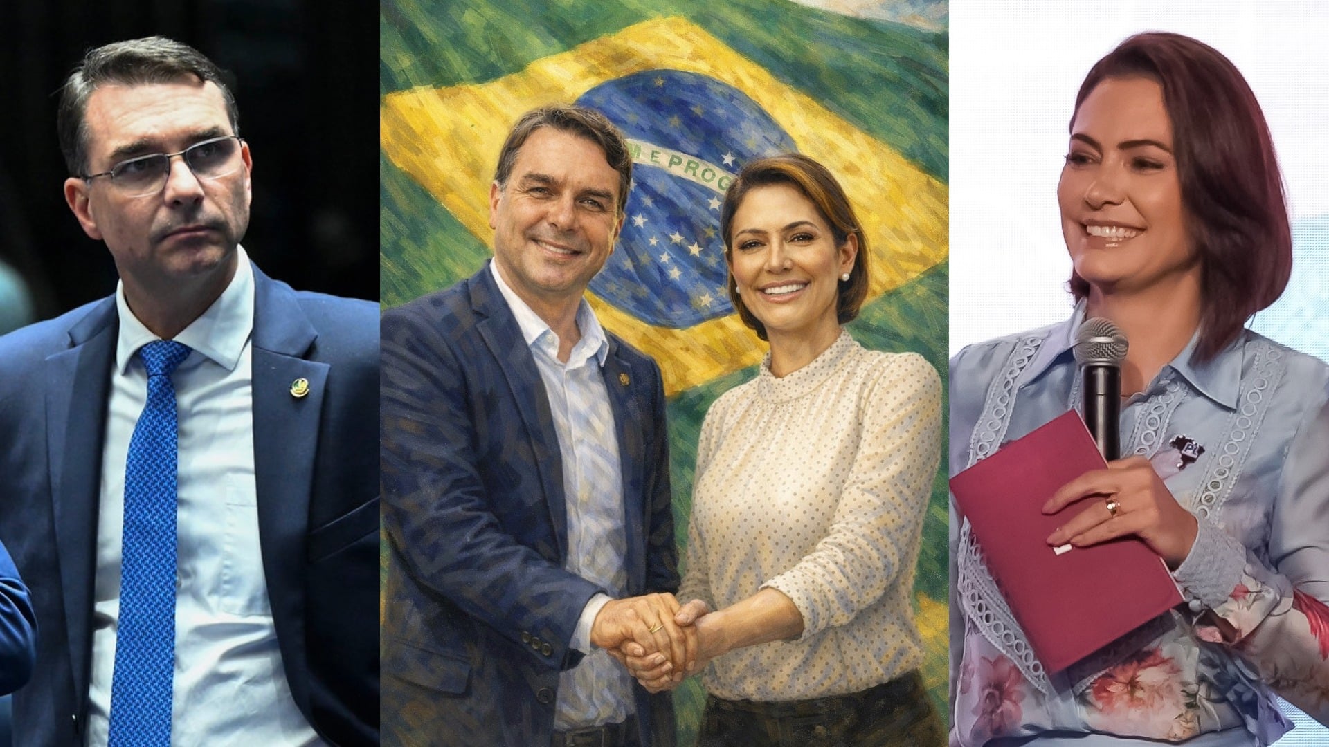 Anotação de Flávio Bolsonaro causa novo atrito com Michelle e aprofunda crise no clã