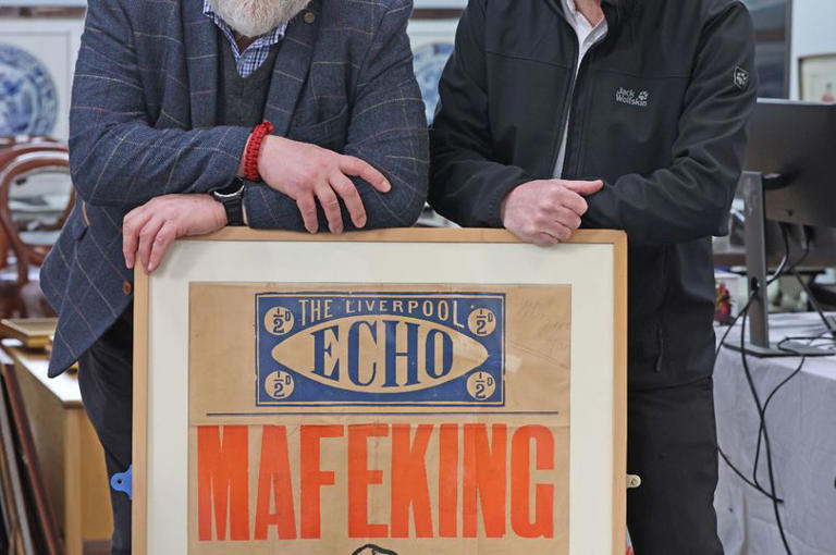 Rare 1900 Liverpool Echo poster reflects 'huge national event'