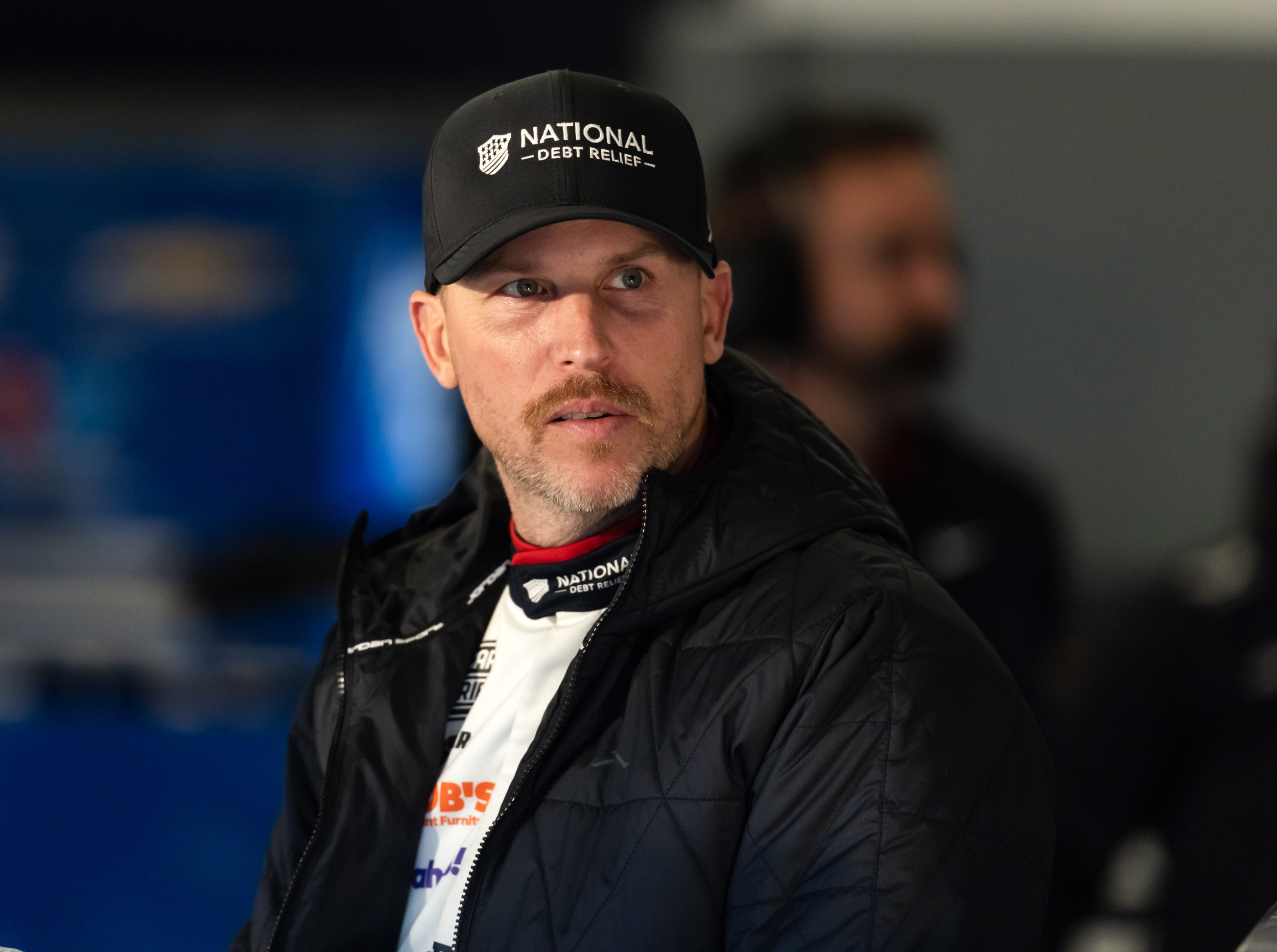 Denny Hamlin issues stern warning to Carson Hocevar after controversial ...
