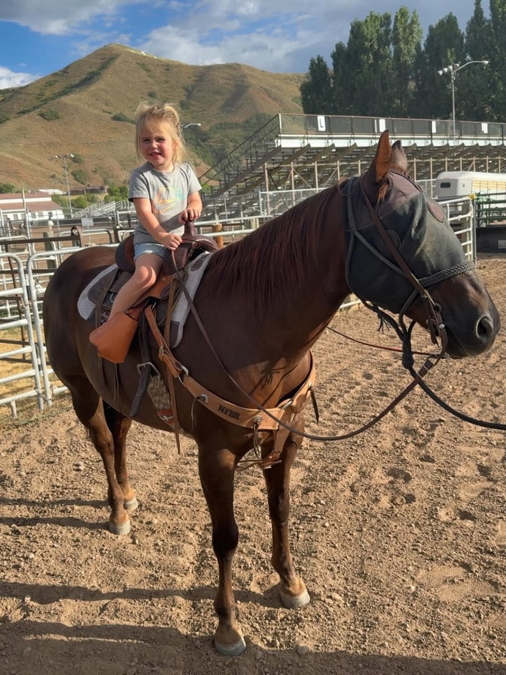 Rodeo star’s 3-year-old daughter dies in front of her in freak horse ...