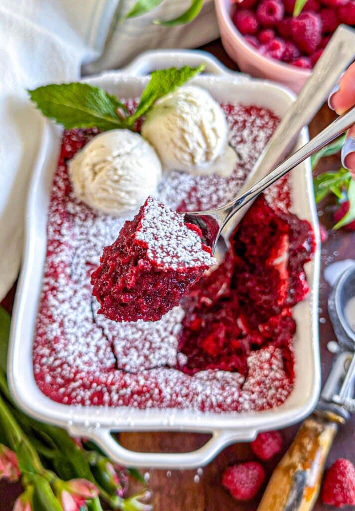 Red velvet brownie pudding recipe