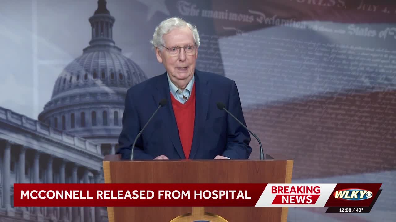 Sen. Mitch McConnell discharged from hospital after 8-day stay for 'flu ...
