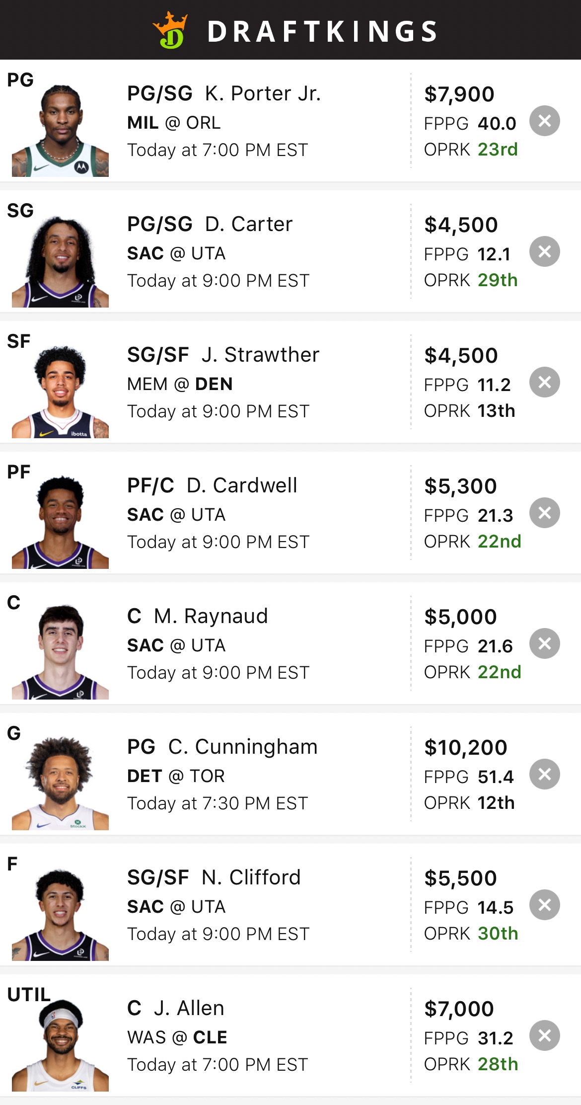 Today's NBA DFS picks: DraftKings, FanDuel DFS lineups, values, stacks ...