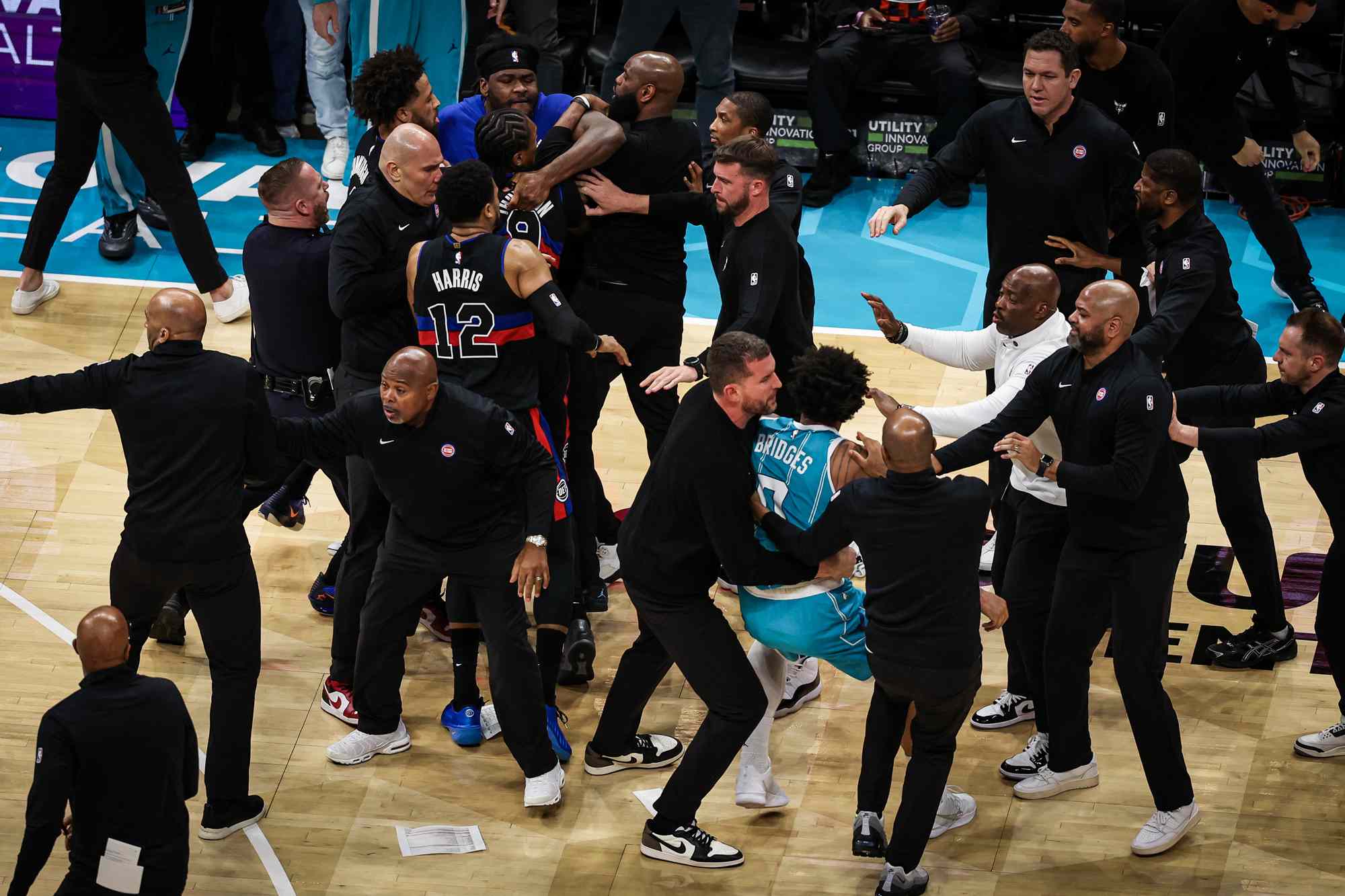 Isaiah Stewart suspended for 7 games after 4-player NBA brawl broke out ...
