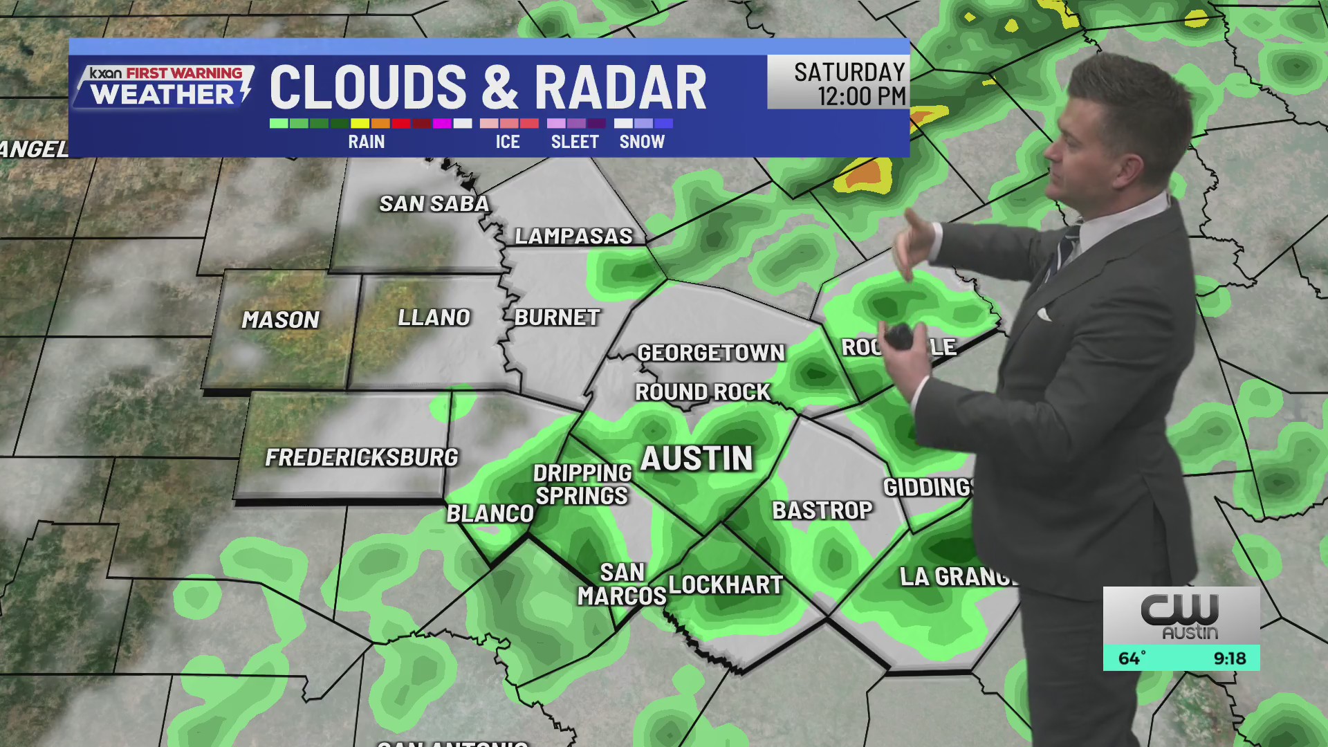 Two warm days before showers and isolated storms on Saturday | KXAN ...