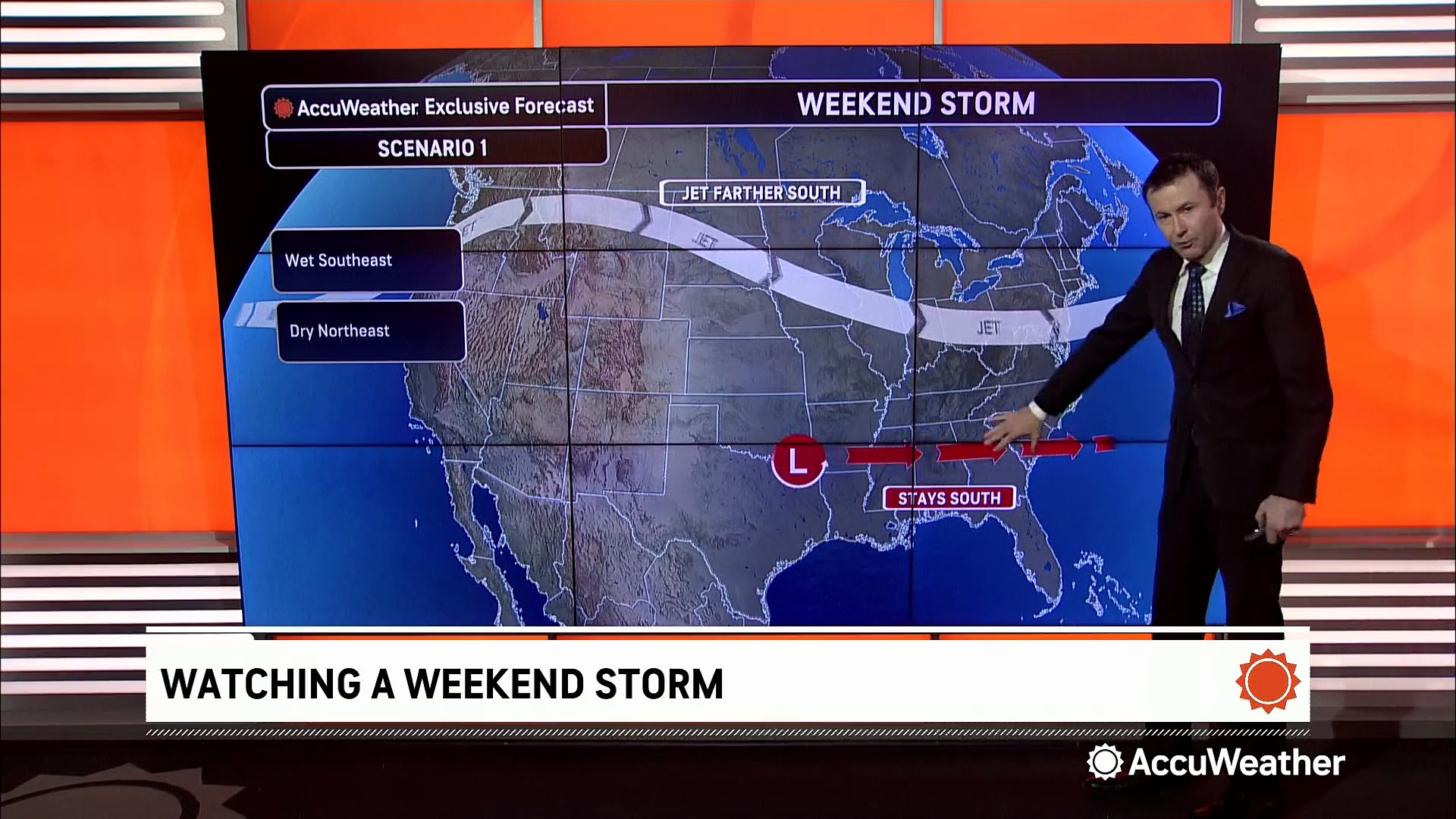 Weekend storm will drench the South, could bring snow to the Northeast