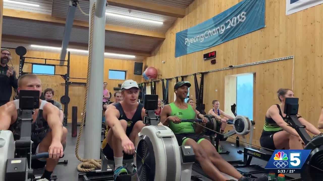 Craftsbury rowing team cheers on teammate Margie Freed at Milan Cortina ...
