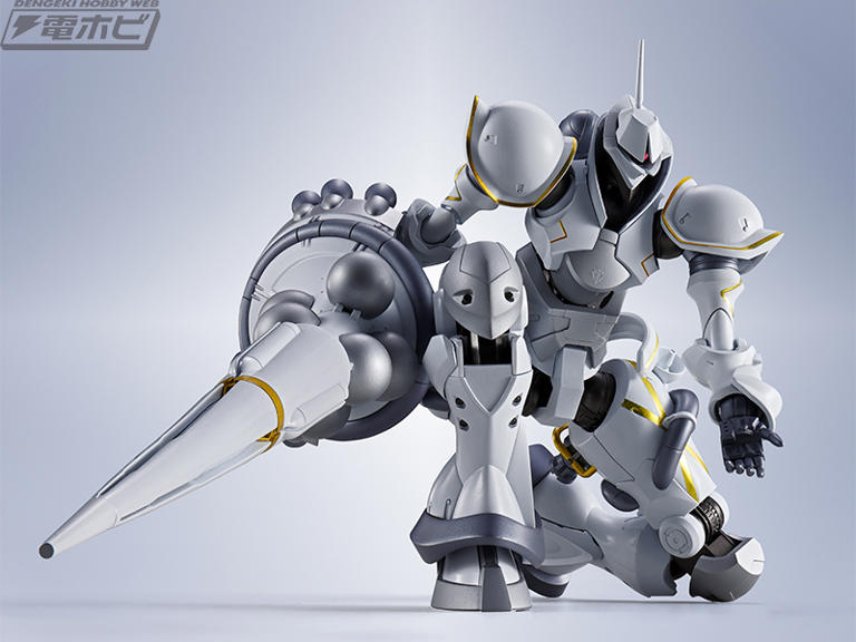 キシリアを護る白き騎士!『機動戦士Gundam GQuuuuuuX』ハクジを装備したエグザベ専用ギャンがMETAL ROBOT魂でフィギュア化 ...