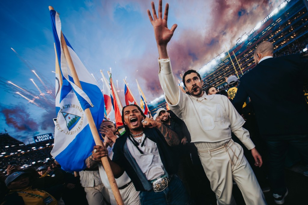Meet the viral flag waver who was next to Bad Bunny for his Super Bowl ...