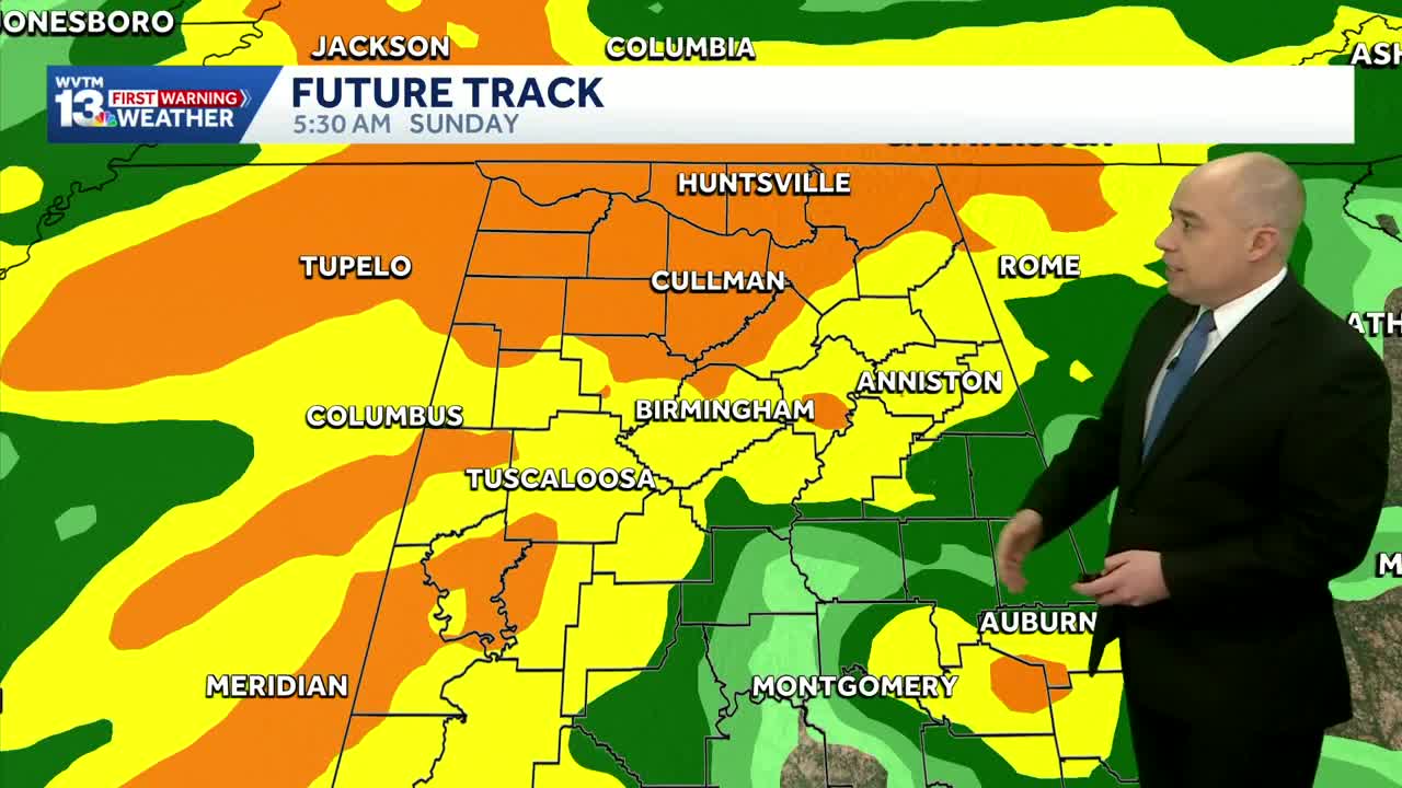 Heavy rain and and some storms in the Alabama weekend forecast, Warm ...