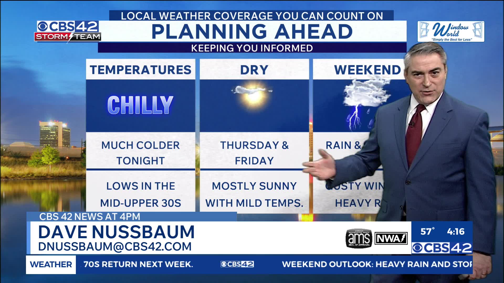 Colder tonight, then rainy Valentine’s weekend with heavy storms ...