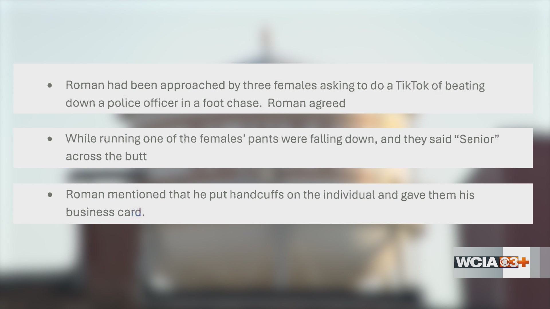 Clinton police officer fired after 'unprofessional conduct' with minor
