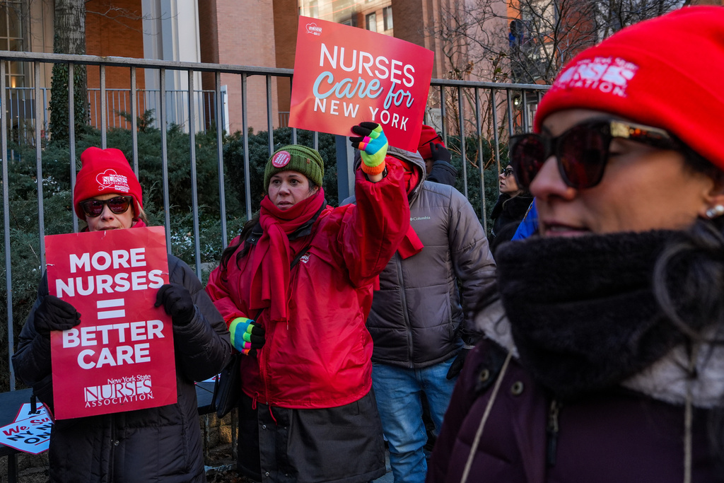 Nurses on strike in New York approve new contracts at 2 of 3 hospital ...
