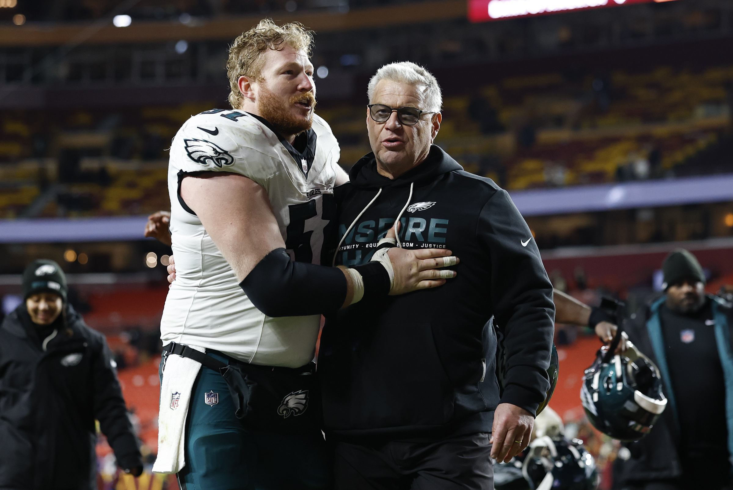 Jason Kelce knows the Eagles are trying to 'move forward' but wishes Jeff  Stoutland 'could've been a part of that'