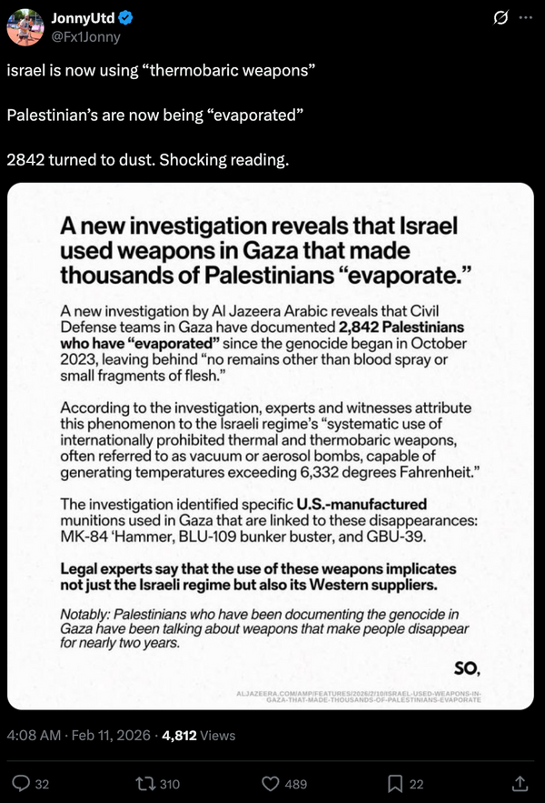 Unpacking claim Israeli strikes 'evaporated' Palestinians in Gaza